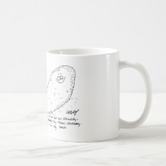 Tasse de bande dessinée de Non-Ainsi-Doux-Pommes