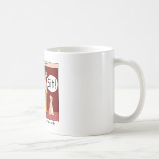 Tasse de bande dessinée de Whisperers de chien