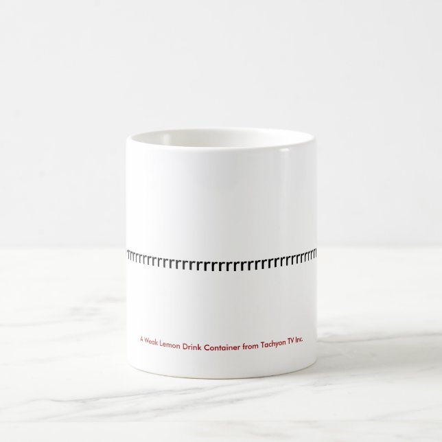 Tasse de bandits de Tachyon TV (Centre)
