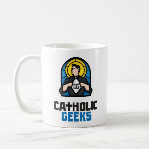 Tasse de base de geeks catholique