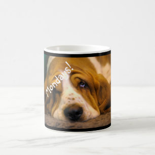 Tasse de Basset Hound lundi