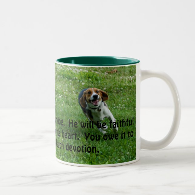 Tasse de beagle (Droit)