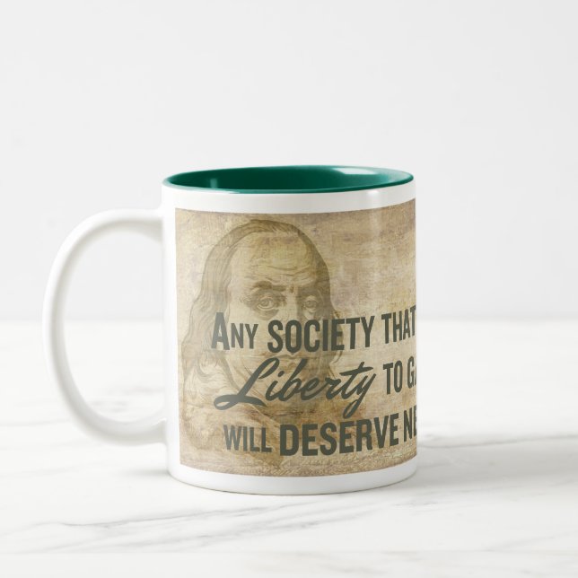 Tasse de Ben Franklin (Gauche)