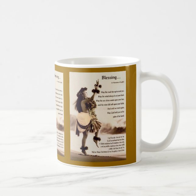 Tasse de bénédiction de danse polynésienne (Droite)