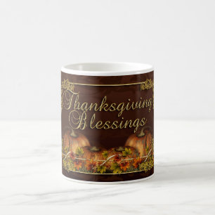 Tasse de bénédictions de thanksgiving -