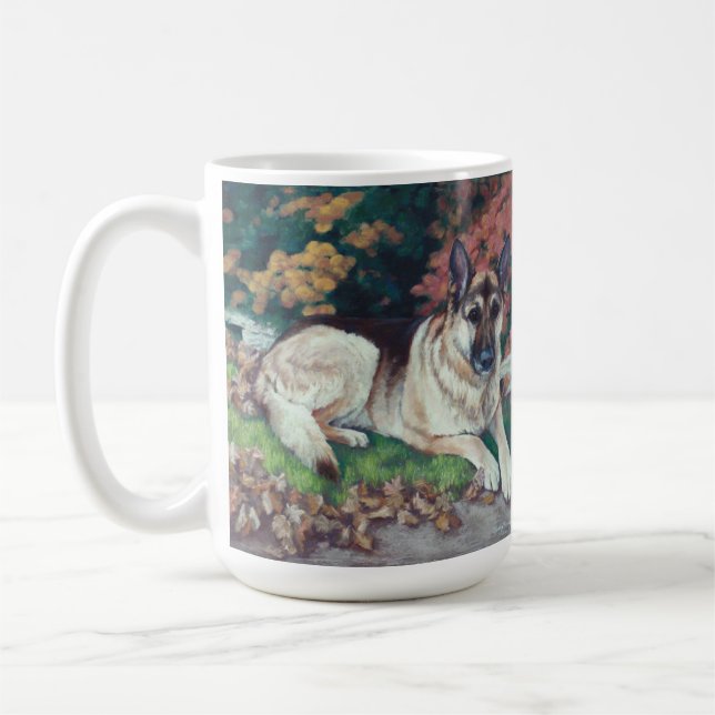 Tasse de berger allemand (Gauche)