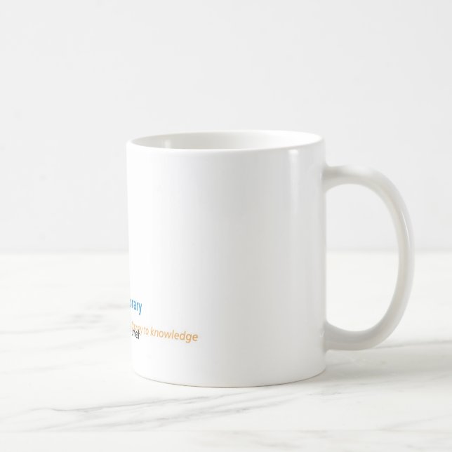 Tasse de bibliothèque publique du comté de Harris (Droite)