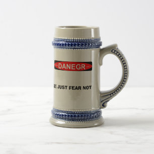 tasse de bière de logo de danegr