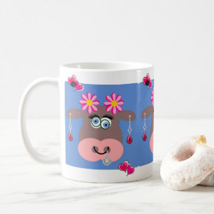 Tasse de bijoux Cœurs Roses de Vache