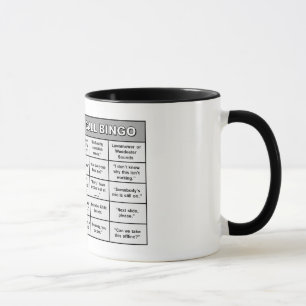 Tasse de bingo-test de conférence téléphonique