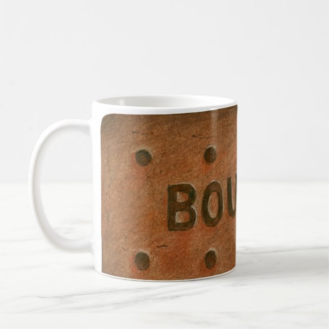 Tasse de biscuit de Bourbon de chocolat (Gauche)