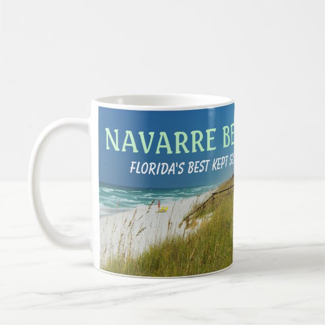 TASSE DE BLANC DE LA FLORIDE DE PLAGE DE LA (Gauche)