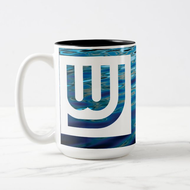 Tasse de bleu de Wtr de voyage de WJ (Gauche)
