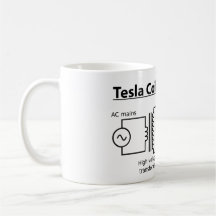 Tasse de bobine de Tesla