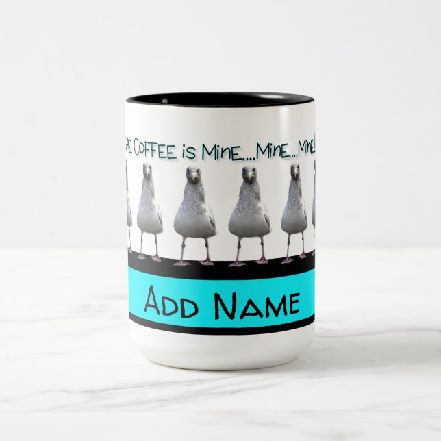 Tasse de boisson de mouette de mine de mine de (Centre)