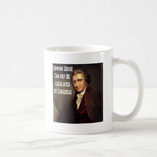 Tasse de bon sens de Thomas Paine (Droite)