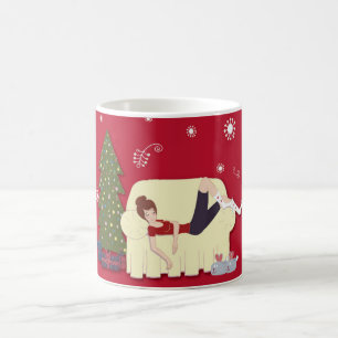 Tasse de bonheur de Noël