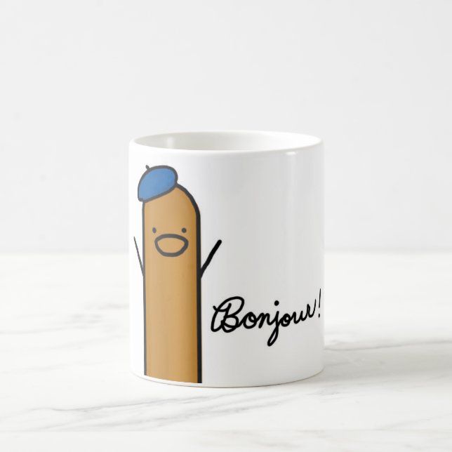 tasse de bonjour de hot dog (Centre)