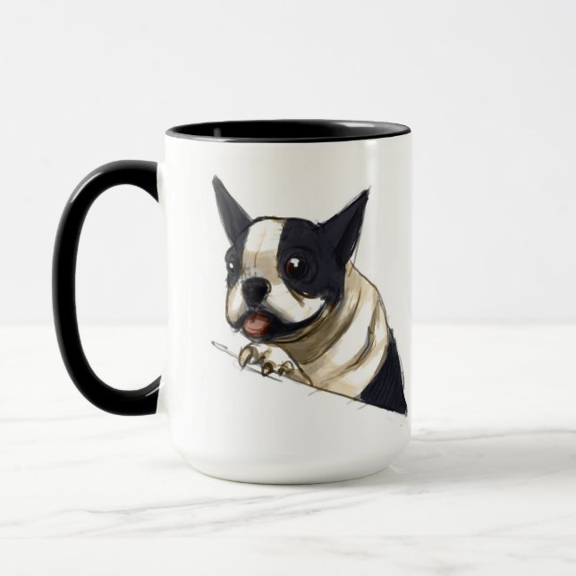 Tasse de Boston Terrier (Gauche)