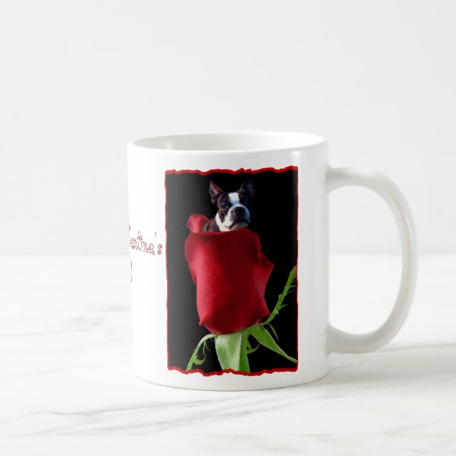 Tasse de Boston Terrier de heureuse (Droite)