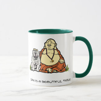 Tasse de bouledogue de Bouddha