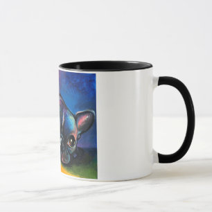 Tasse de bouledogue français mignonne