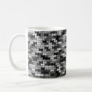 Tasse de Bowties 11oz de gamme de gris