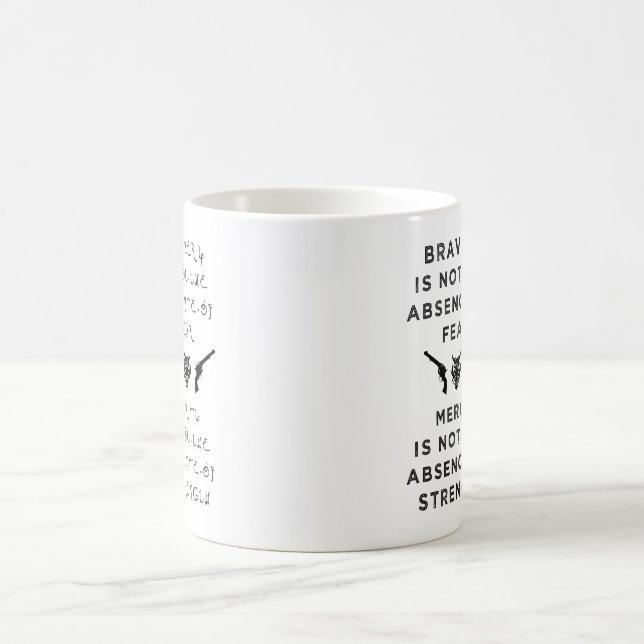 Tasse de bravoure et de café de pitié (Centre)