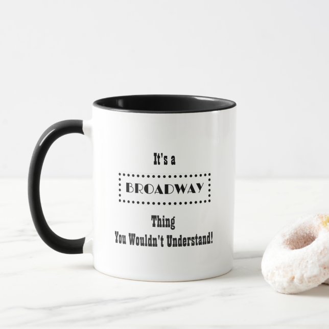 Tasse de Broadway (Avec donut)