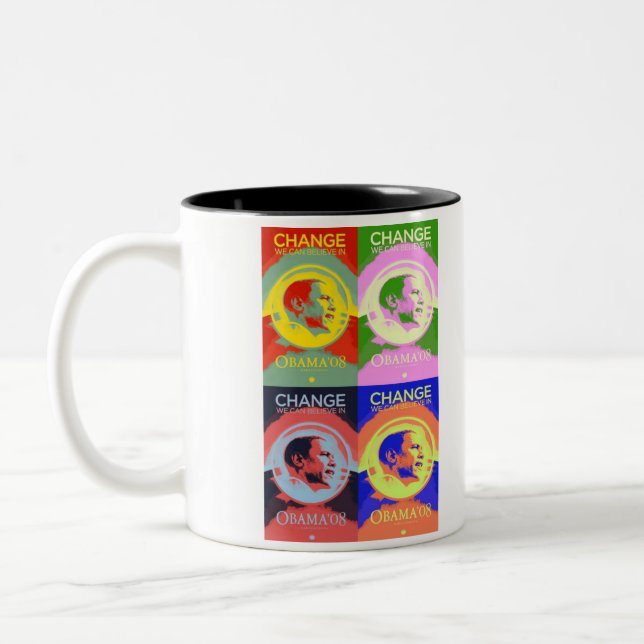 Tasse de Bruit-Art de Barack 08 (Gauche)