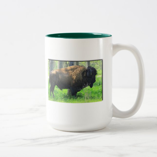 Tasse de Buffalo/bison (Droit)