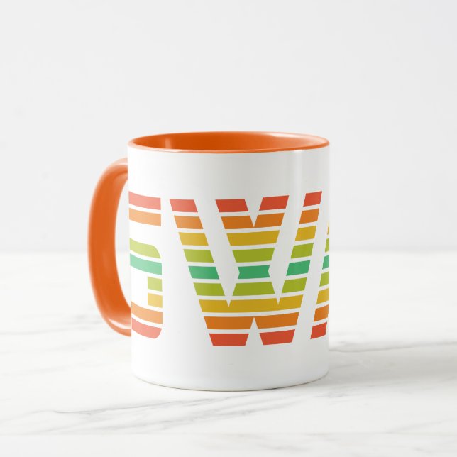 Tasse de BUTIN - choisissez le style et la couleur (Devant gauche)