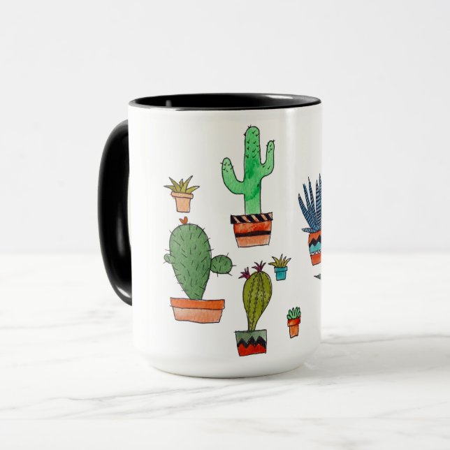 Tasse de cactus (Devant gauche)