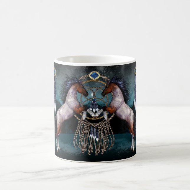 Tasse de cadeau de cheval de style de Natif (Centre)