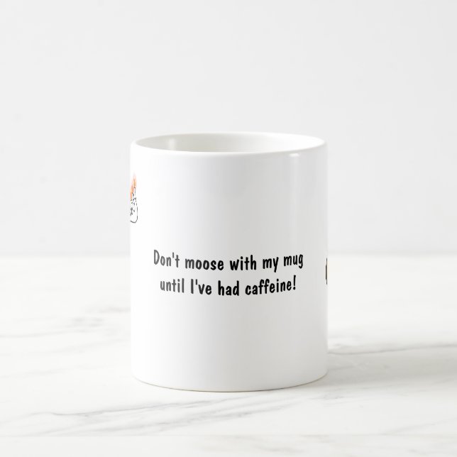 Tasse de cadeau de Menora d'orignaux ! Tasse de (Centre)