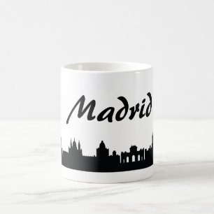 Tasse de cadeau de point de repère de Madrid,