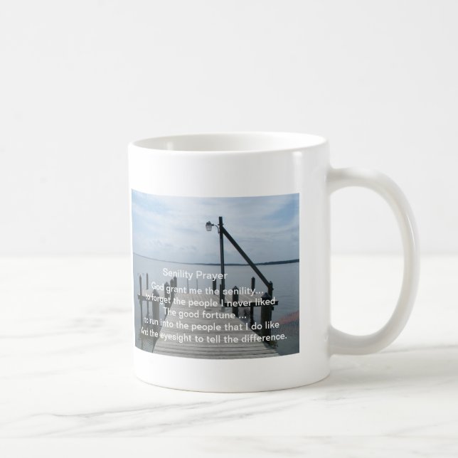 Tasse de cadeau de prière de sénilité (Droite)