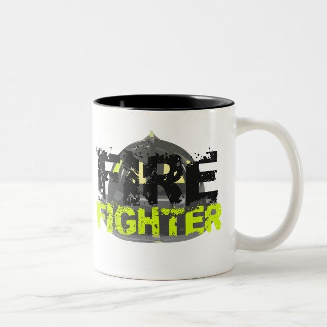 Tasse de cadeau de sapeur-pompier (Droit)