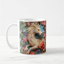 tasse de café 11oz du dragon de printemps