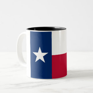 Tasse de café à deux tons de drapeau d'état du