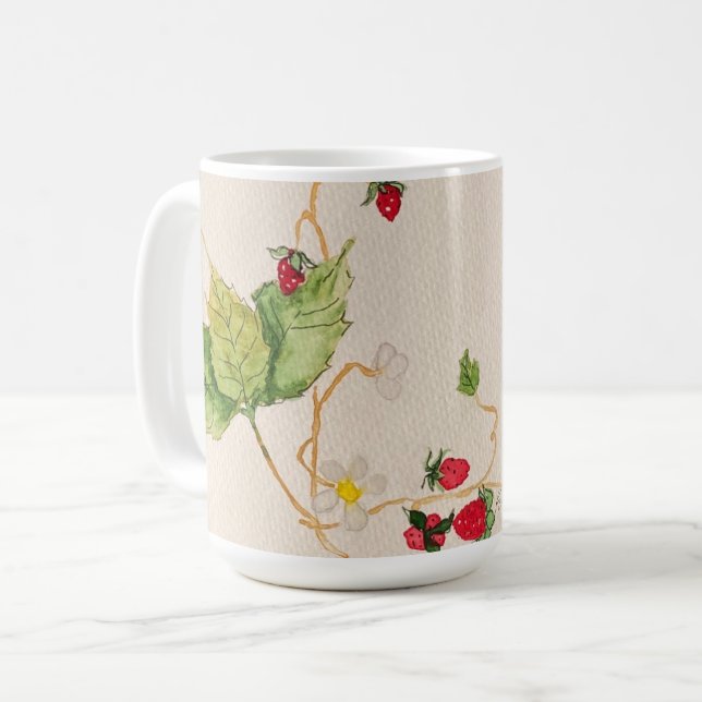 tasse de café à la fraise (Devant gauche)