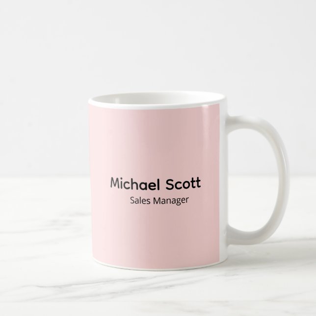 Tasse de café à logo d'entreprise personnalisé | P (Droite)