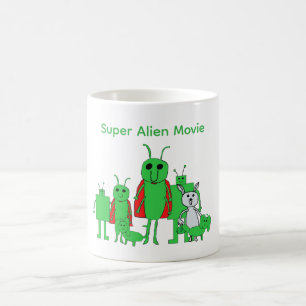 Tasse de café à personnage complet de Super Alien