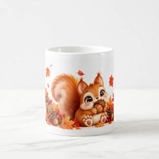 Tasse de café Adorable Gland & Feuilles d'Automne 