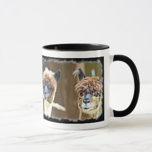 Tasse de café adorable mais drôle d'alpaga
