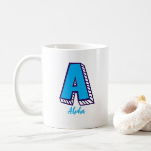 Tasse de café Alphabet Phonétique OTAN Lettre A Al