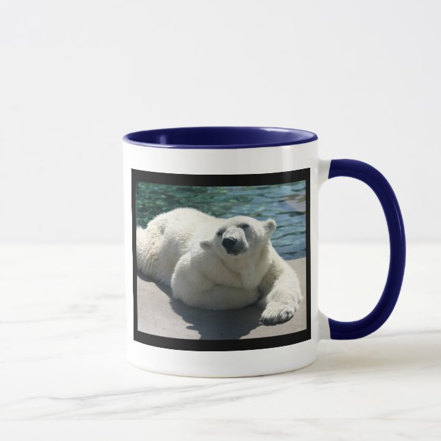 Tasse de café arctique d'ours blanc (Droite)