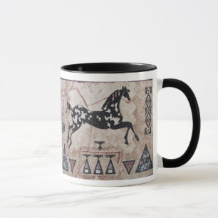 Tasse de café--Art de Natif américain