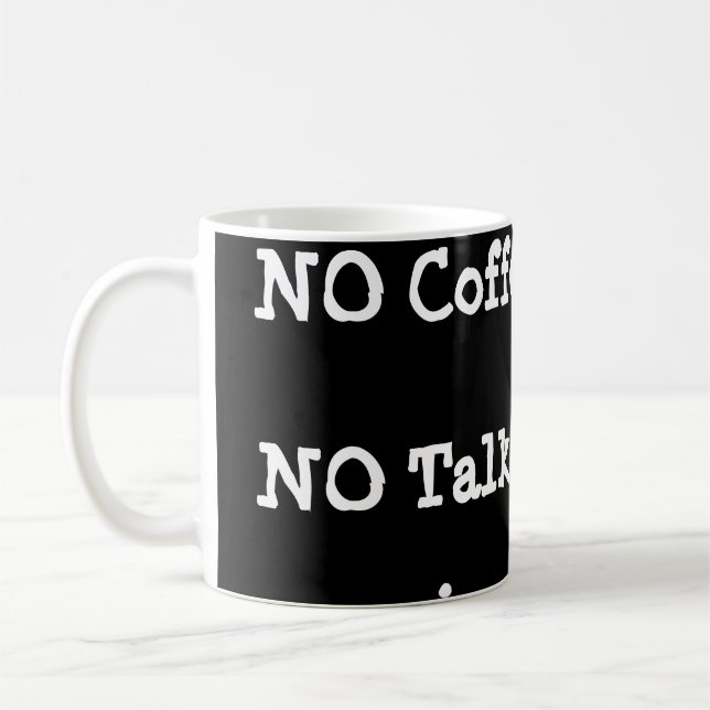 Tasse de café AUCUN café AUCUN film parlant (Gauche)