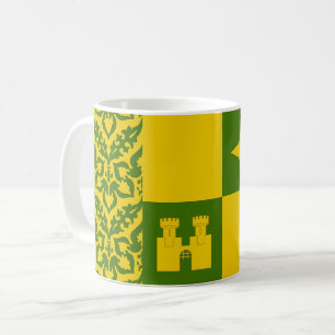 Tasse de café avec badge de la population du canto